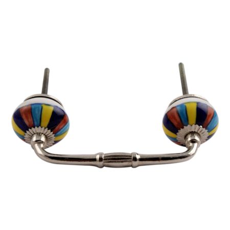 Rangoli Ceramic Bridge Handle